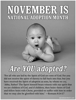 Adoption Celebrated:  Partially