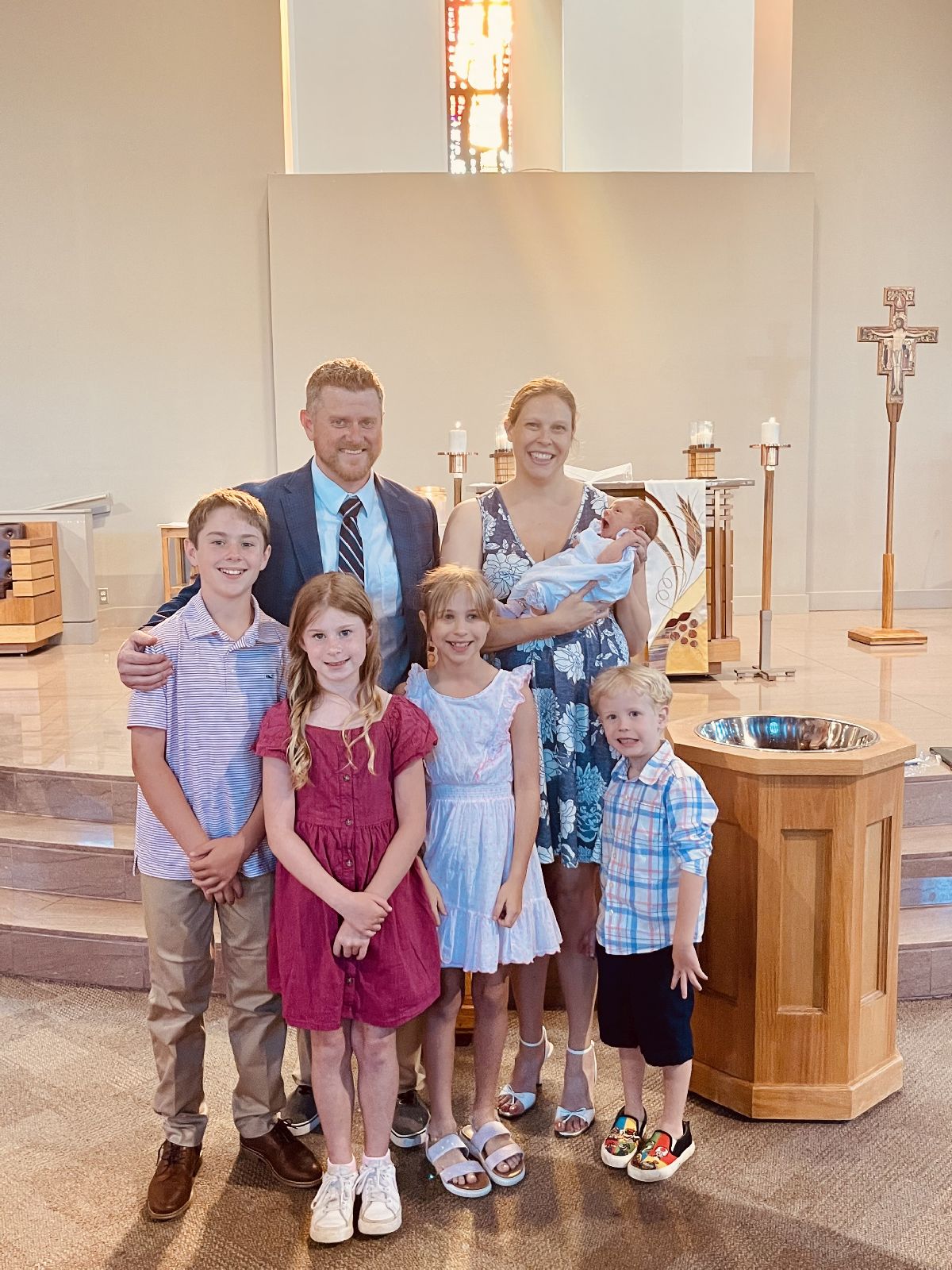 Author Christopher Wagnon living pro-life virtues in his family life