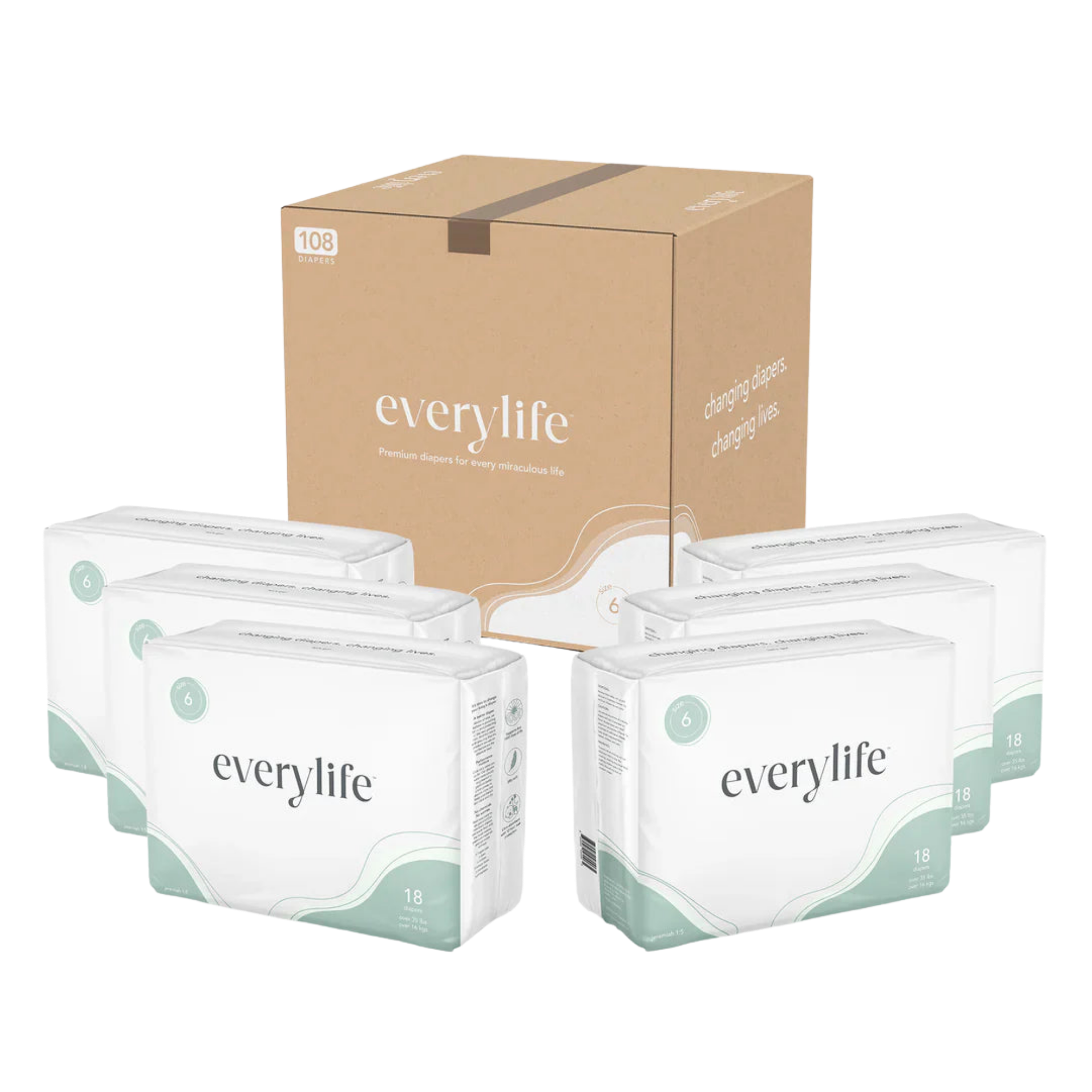 Everylife diaper packages
